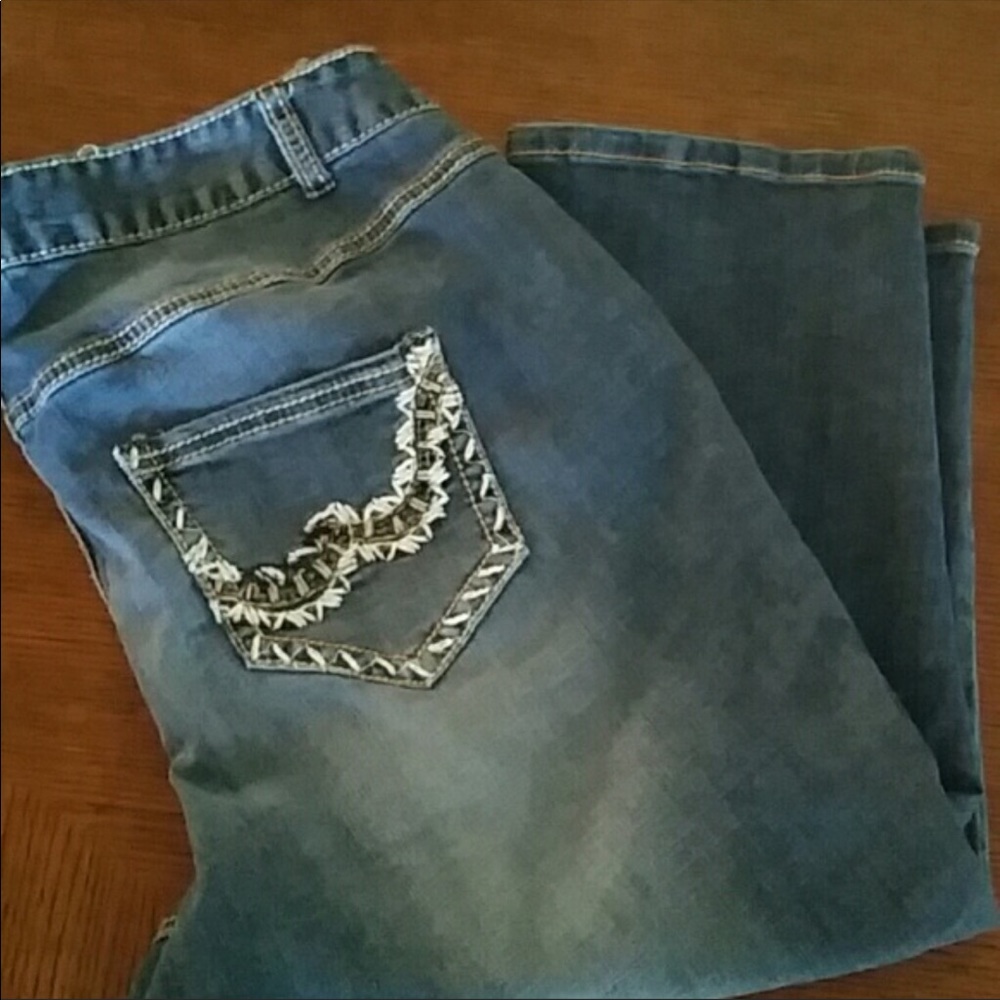 Lane Bryant cropped jeans